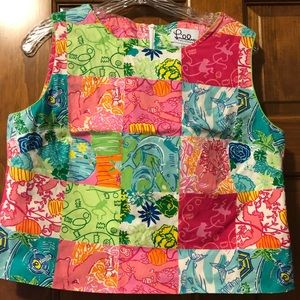 Size 14 Lilly Pulitzer colorful top.